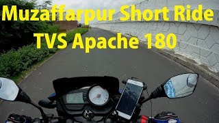 Muzaffarpur Short Ride || TVS Apache || SJcam 6