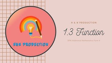 SPM Form 4 Additional Mathematics : 1.3 Inverse Function