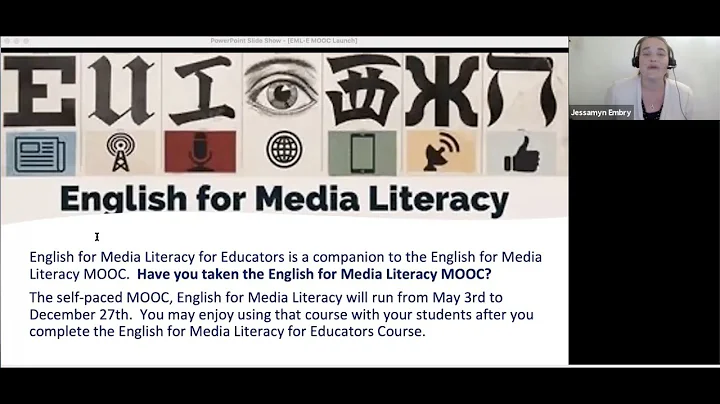 English for Media Literacy for Educators MOOC Info...