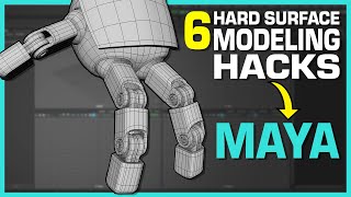 6 Maya Hard Surface Modeling Hacks