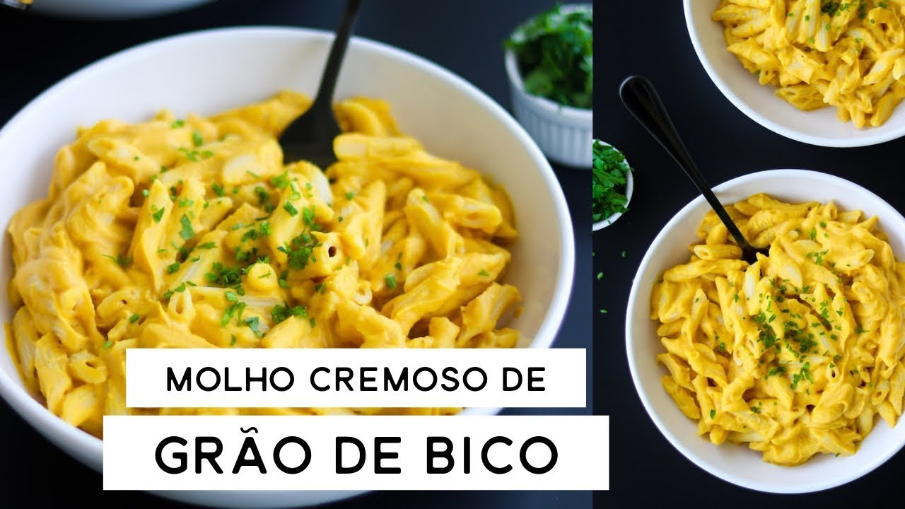 MOLHO CREMOSO DE GRÃO-DE-BICO - vegano, simples e rápido | PLANTTE