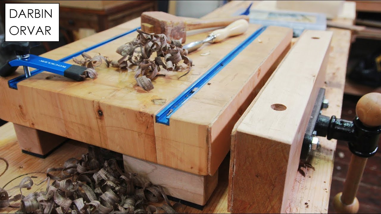 Mini Workbench w/ Woodworking Vise &amp; Clamps - YouTube