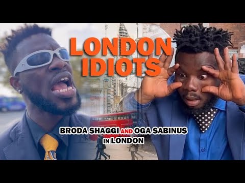 Broda Shaggi and Sabinus in London – London Idiots #comedy #police #trouble