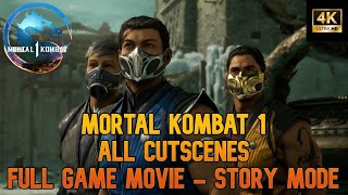 MORTAL KOMBAT 1 - Story Mode - All Cutscenes Full Movie 2023 [4K 60FPS] - MK1 - SPOILER ALERT