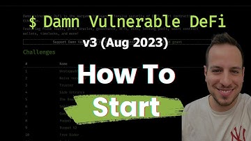 Damn Vulnerable DeFi V3 2024 - How to Get Started - Complete Guide