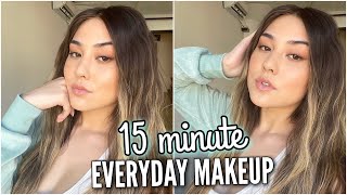 my 15 minute everyday makeup routine! (2021)