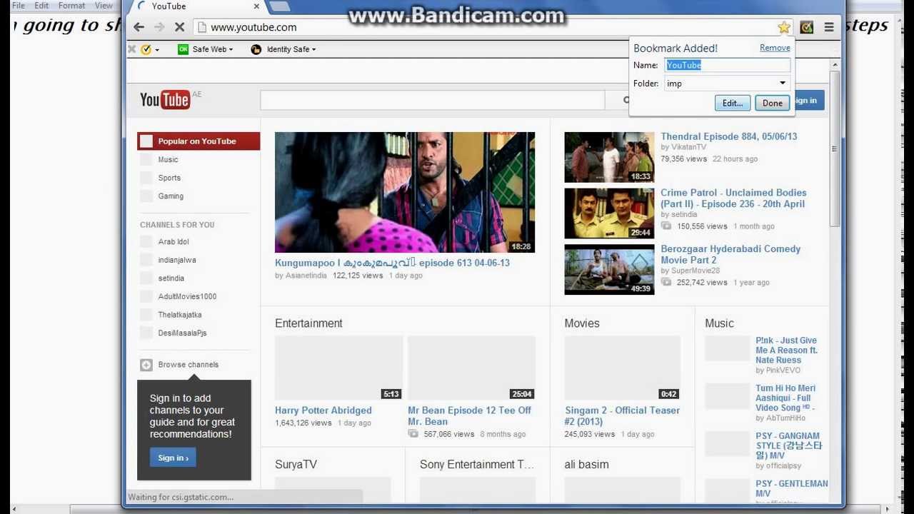 How To Create A bookmark folder in google chrome
