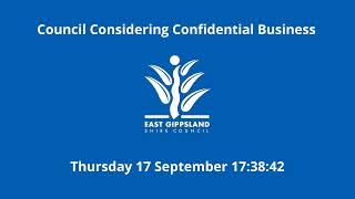 East Gippsland Shire Council - Council Meeting - 17/09/2026