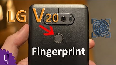 LG V20 Fingerprint Sensor/ Power Button Repair Guide