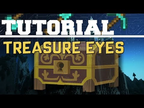 GLOWING ORES?! - Minecraft Plugin Tutorial Treasure Eyes