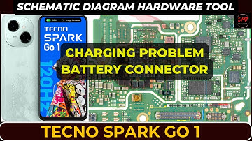 Tecno spark go 1 charging not working | battery connector ways | Schematic Diagram | DMR SOLUTION