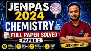 JENPAS 2024 Chemistry Full Paper Solved | Paper I | Subhendu Sir #jenpas2024
