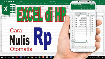 Excel di HP || Cara Format Mata Uang @BudiKomputer