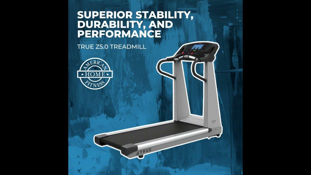 TRUE’s most popular treadmill, the Z5.0 treadmill embodies long lasting
