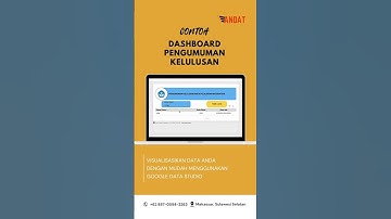 Visualisasi Data Kelulusan di Google Data Studio