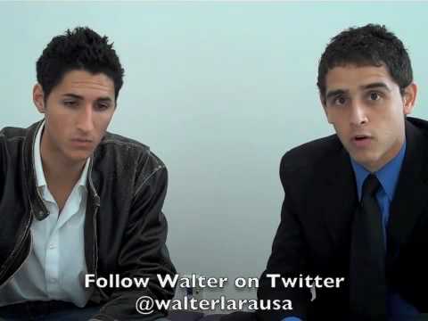 SEIU Dream Act Students: Alonso Chehade and Walter...