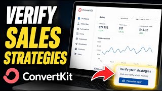 How to Verify Sales Strategies with ConvertKit - Beginner Guide
