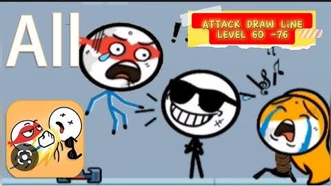 Attack Draw Line (WEEGOON)Gameplay Walkthrough - All Levels 60 - 79 Funny Stickman Brain Puzzle Game