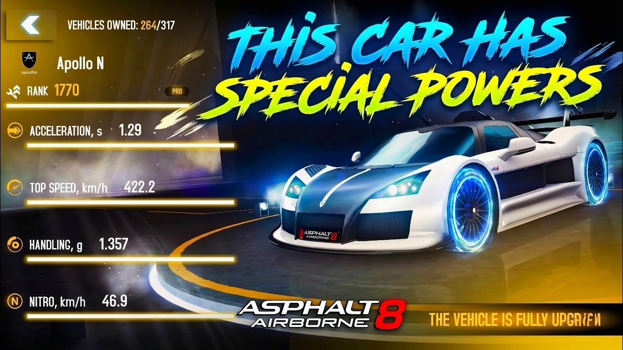 Apollo N FREE Unlocking & Multiplayer Test | Asphalt 8 Airborne