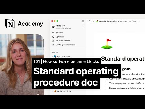 How To Build A Standard Operating Procedure Doc