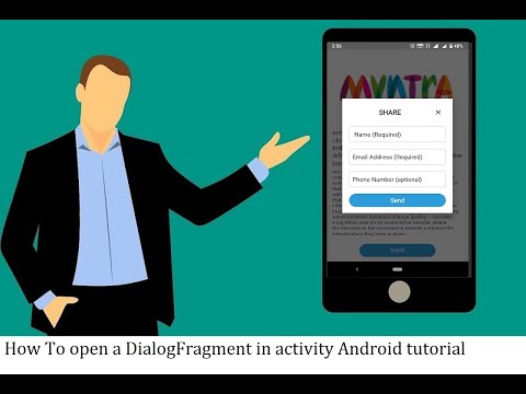 How To open a DialogFragment in activity Android tutorial || Android DialogFragment - codeplayon