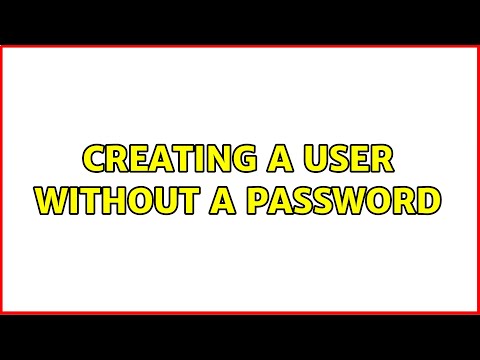 Unix & Linux: Creating a user without a password (5 Solutions!!)