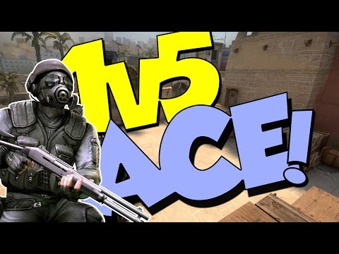 AWESOME 1v5 ACE ON MIRAGE (Counter-Strike: Global Offensive)