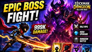 Stickman Dungeon: Idle RPG War Gameplay | Best Heroes & Tips 2026 screenshot 4