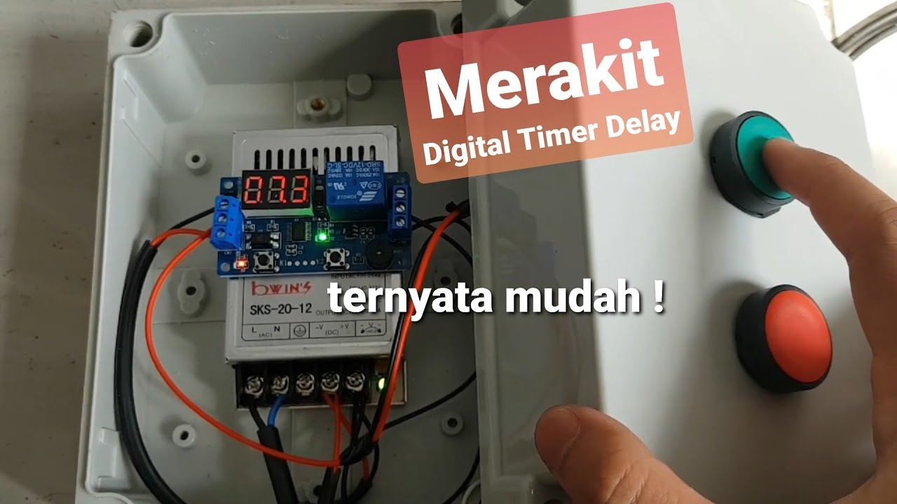 Review Digital Timer Delay Module 2B3D 12VDC - YouTube