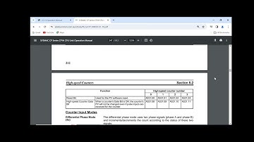 OMRON CP1H PLC High Speed Input Encoder Pulses Read #omronplc #automation #highspeed  #pulse