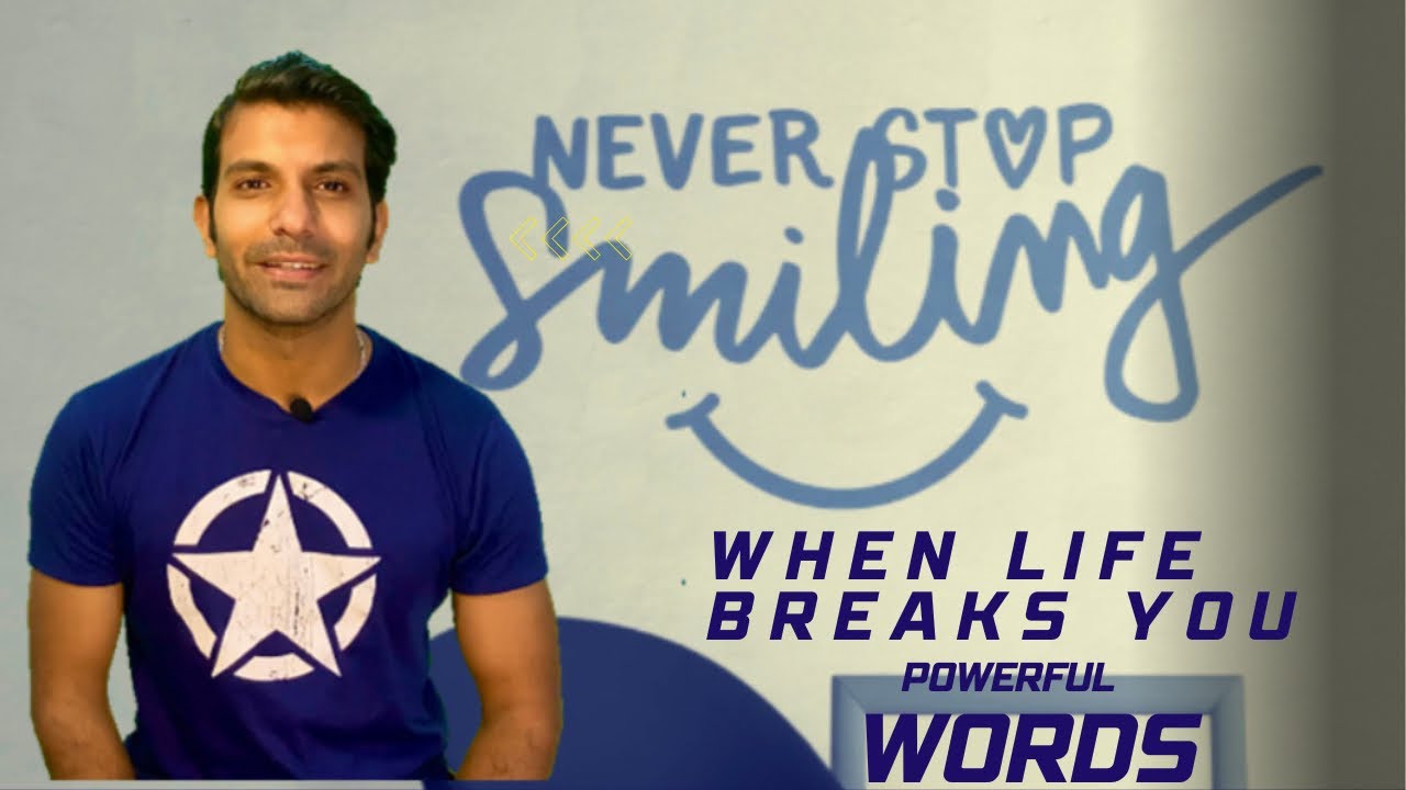 When Life Breaks You - Motivational Speech - Best Words | Hamza Ghazi ...