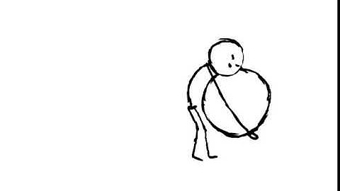 Picking up heavy object animation