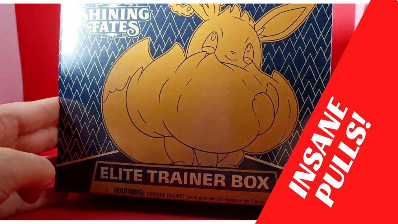 **INSANE PULLS** Opening Eevee Shining Fates Elite Trainer Box Pokémon Card Opening ✨