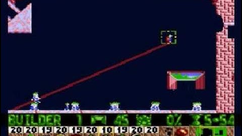 Lemmings Genesis/Mega Drive Walkthrough: Tricky Level 6