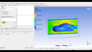 Air flow analysis on a racing car using Ansys Fluent