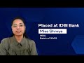 From classrooms to corporate corridors—Shreya’s journey says it all.