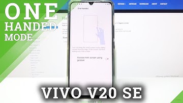 How to Enter One Handed Mode on VIVO V20 SE - Use One Handed Mode