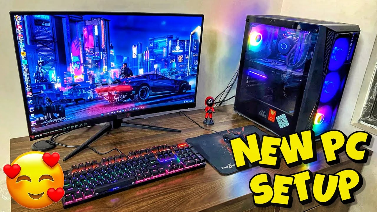 MY NEW PC SETUP 🔥🔥 : OLD PC RIP 😭😭 : THANKS FOR YOUR SUPPORT GUYS 🔥🔥 ...