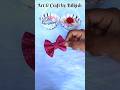 How to make Bow with glitter paper #diy #craft #youtubeshorts #glitterpaper #viralshorts