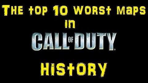The Top 10 Worst Maps In Call Of Duty History
