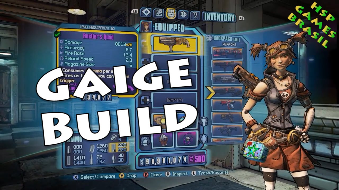 Build Gaige Borderlands 2 Youtube