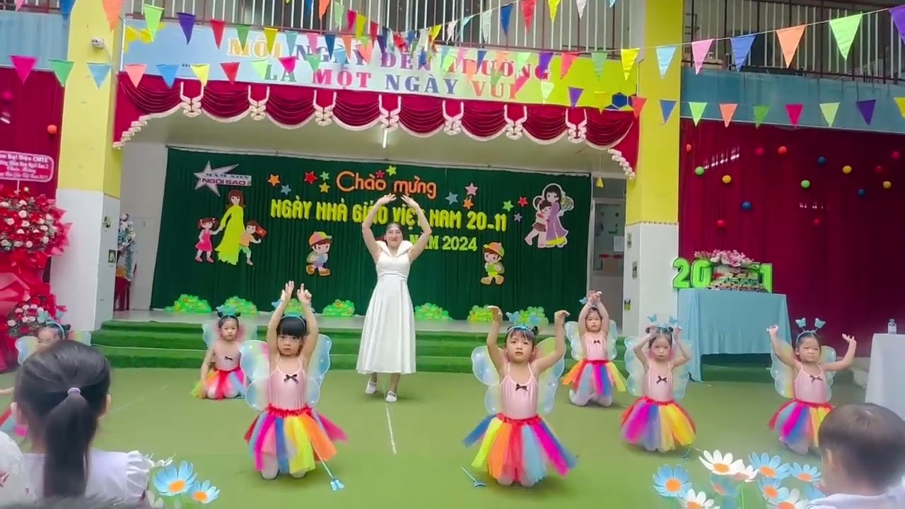 Tiết Mục Múa Chào Mừng Ngày Nhà Giáo Việt Nam 20/11 - Trường Mầm Non Ngôi Sao 2