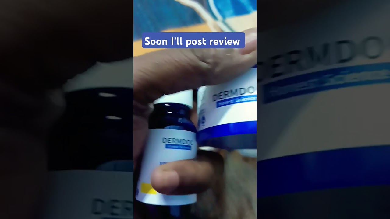 Dermdoc face serum and night cream