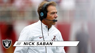 Nick Saban Talks Henry Ruggs III & Josh Jacobs Pairing on Offense | Las Vegas Raiders