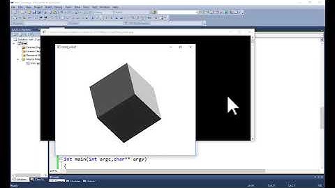 Opengl tutorial for Beginners for local illumination model for solid cube