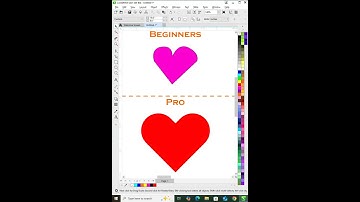 coreldraw Tutorial - Heart Shape Design ideas For More Tips