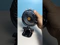 छोटा क्लिप Fan, बड़ी ठंडक! हर जगह फिट 💨❄️| #rechargeablefan #fan #shorts