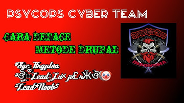 Deface Metode Drupal ! By Psycops Cyber Team