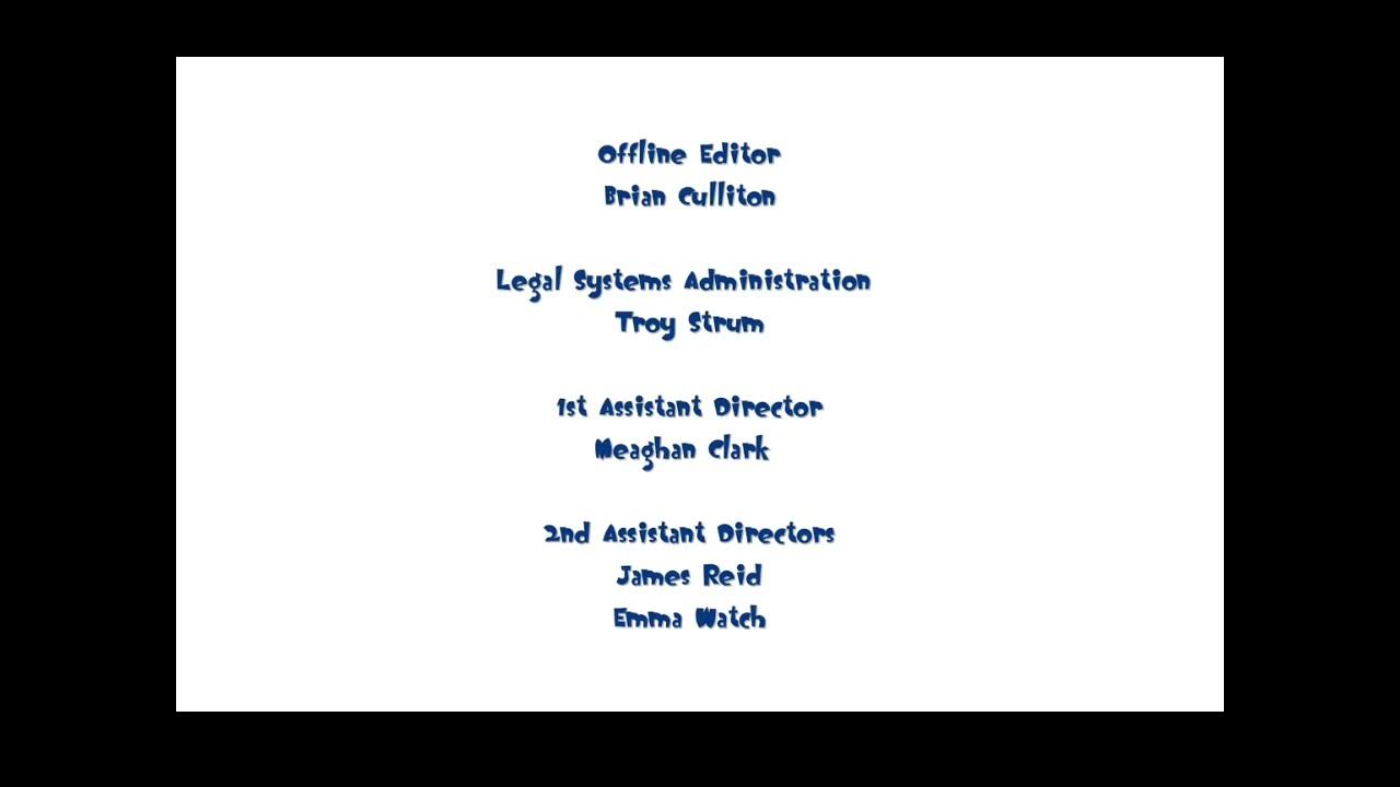 Beans in the Wall Credits (20092011) (Uploaded) YouTube