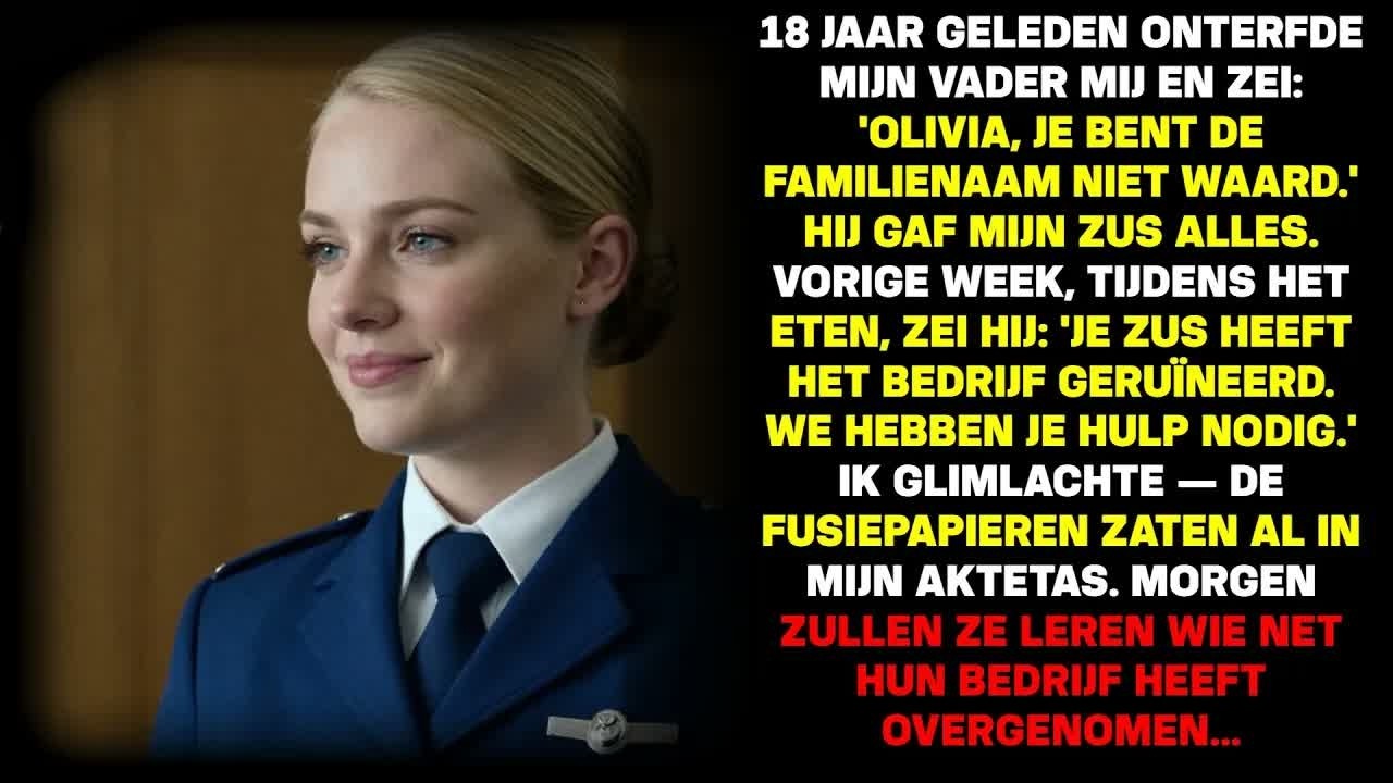 Ik heb vijftien jaar lang teruggekeken op de nacht dat mijn vader me uit zijn bedrijf gooide, terwijl mijn broer Julian, die er niets voor had gedaan, de titel van CEO kreeg. Vandaag lag er ineens...